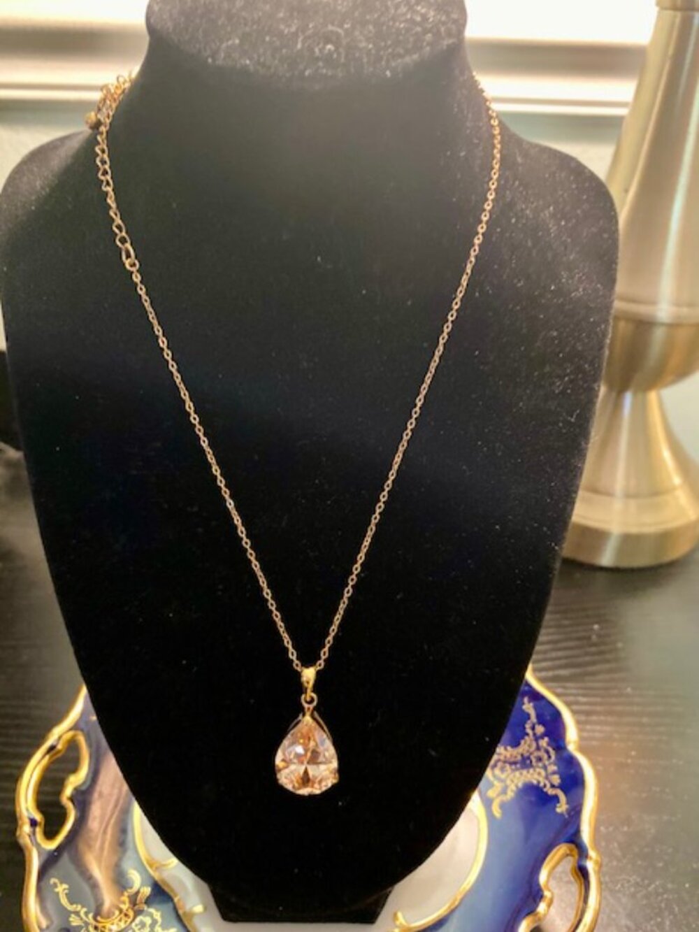 Rose Gold Citrine Necklace
